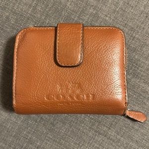 Coach small zippered wallet